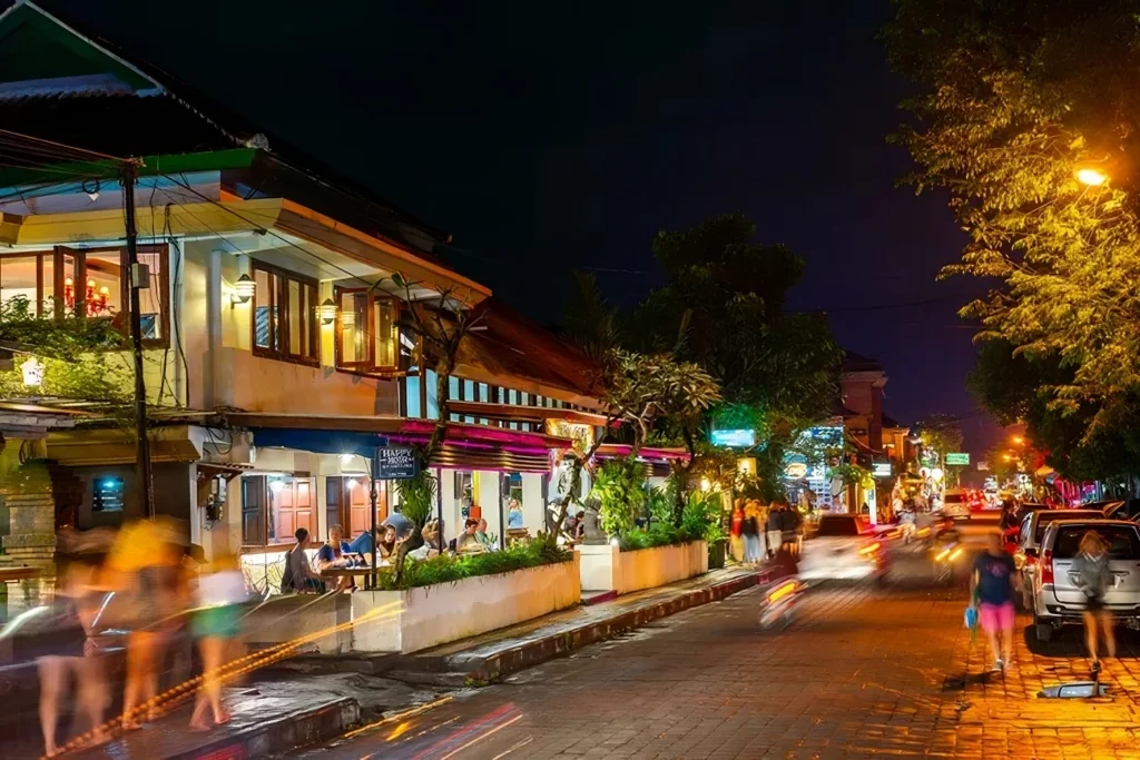 Ubud Bali in de avond