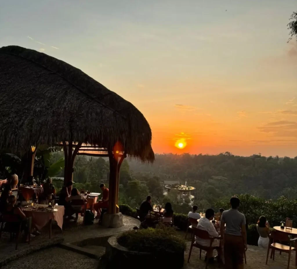 Zonsondergang Ubud Bali